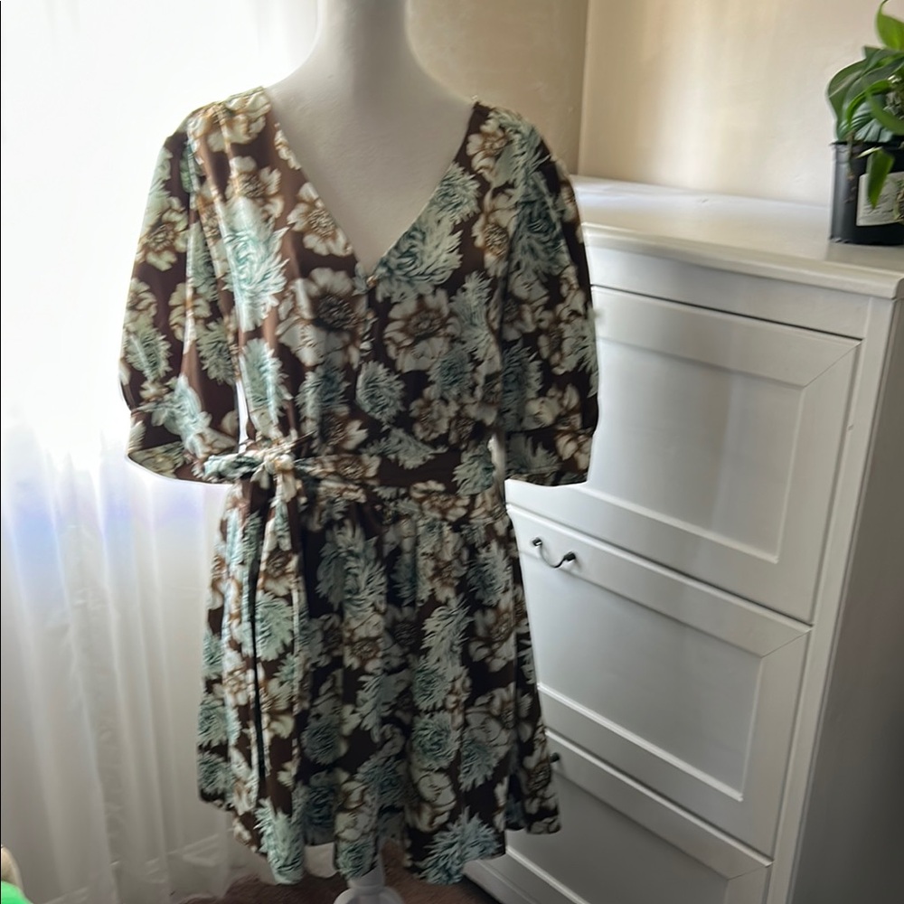 Floral V-Neck Dress From Happy Nature